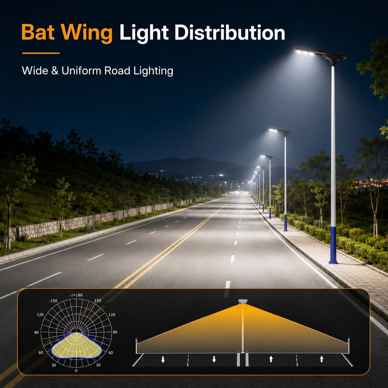 Solar Street Light Complete Set With Pole200W 300W IP65 LiFePO4 All in One Outdoor Road Lamp OEM Wholesale