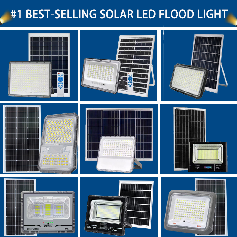 Solar Flood Light Dimensions Overview