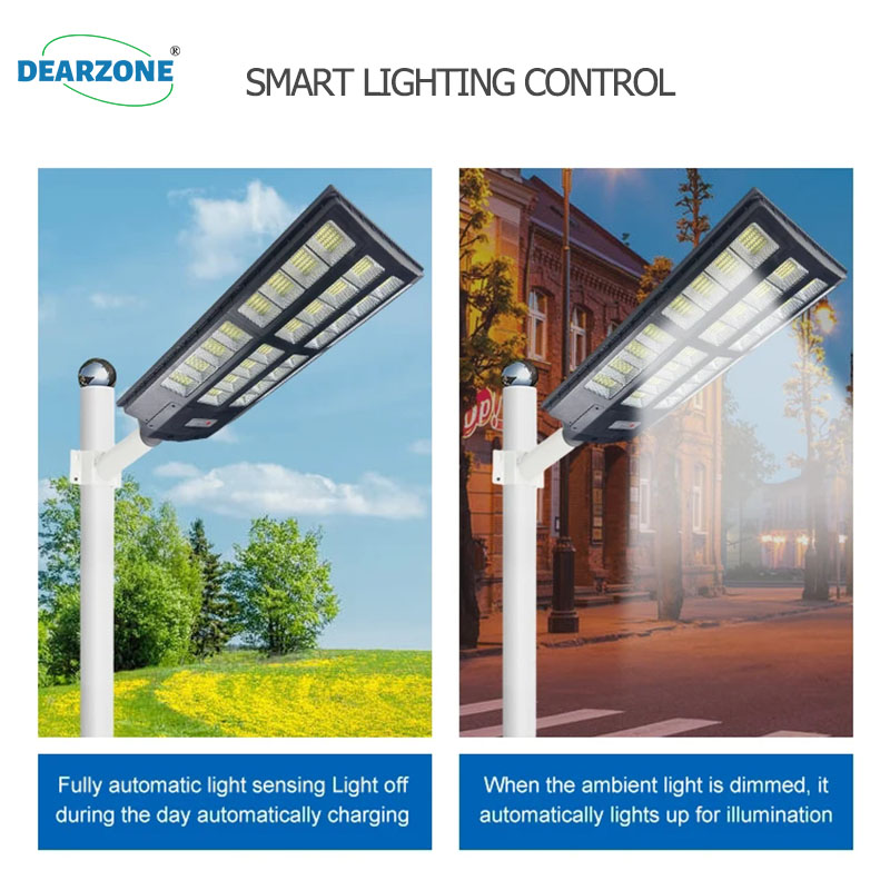 Solar street light configuration details