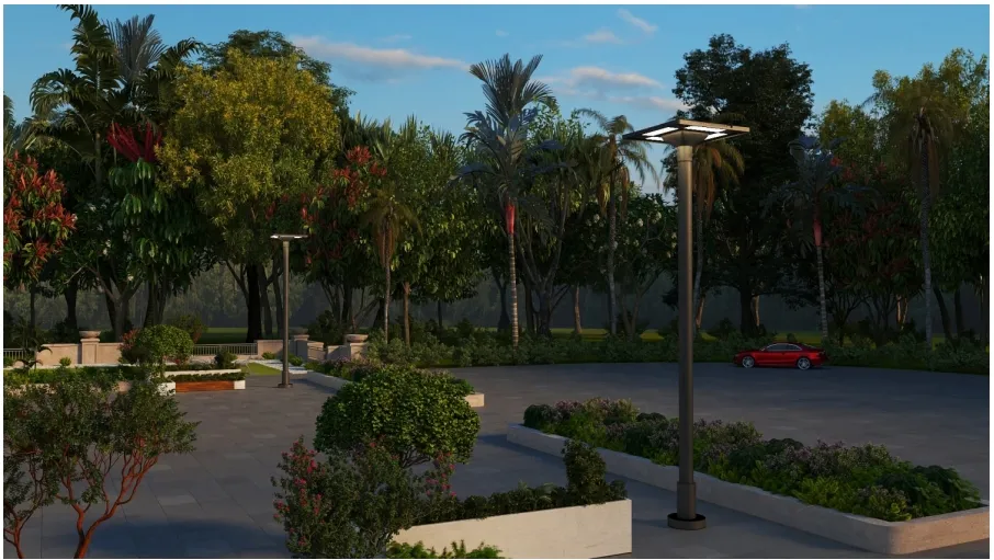 16 Years Factory Aluminium 30W IP66 Ik08 Integrated Parking Path Unban Squares Sidewalks Plaza Yard Road Highway Lawn LED Solar Garden Street Wall Light