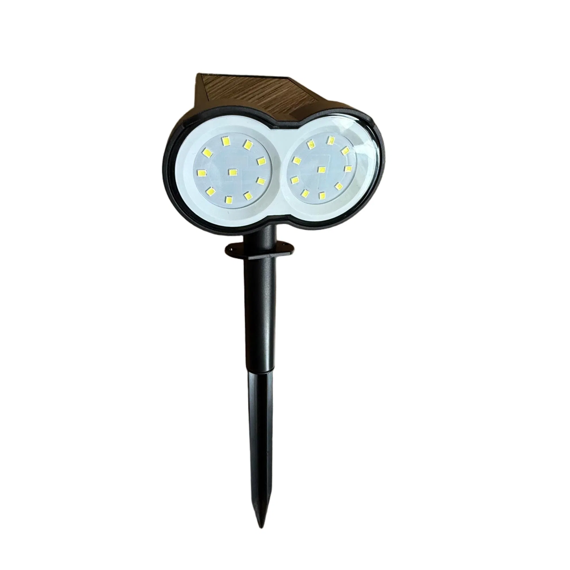 2 in 1 Installation Solar Wall Lamp Garden Spike IP44 Pathway Spotlight Outdoors Light