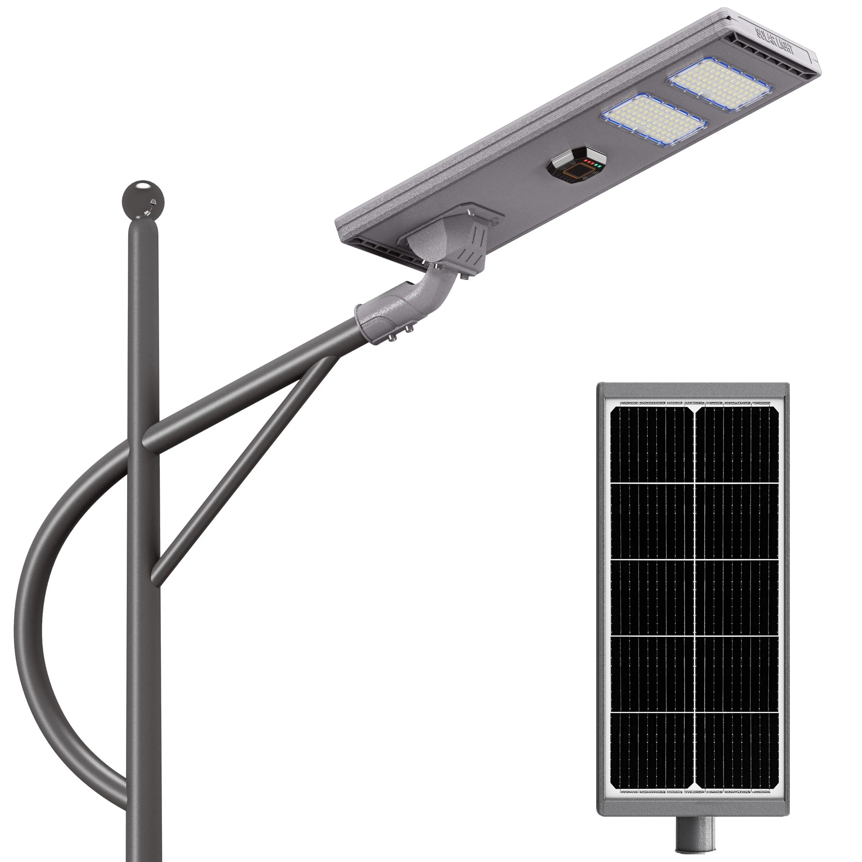 Yaye Hot Sell CE200W/300W/400W/500W/600W Aluminum All in One LED Solar Street Road High Way Wall Washer Light 3 Years Warranty/Lithium Battery/Remote Controller