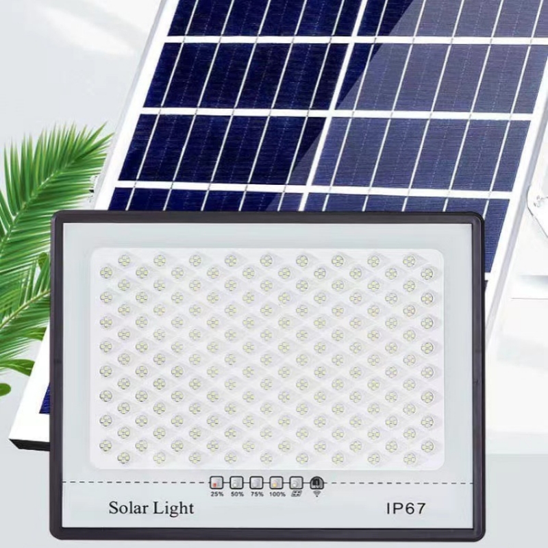 1X2 Solar Panel Two Lamps 45W 60W 100W 200W Solar LED Flood Light