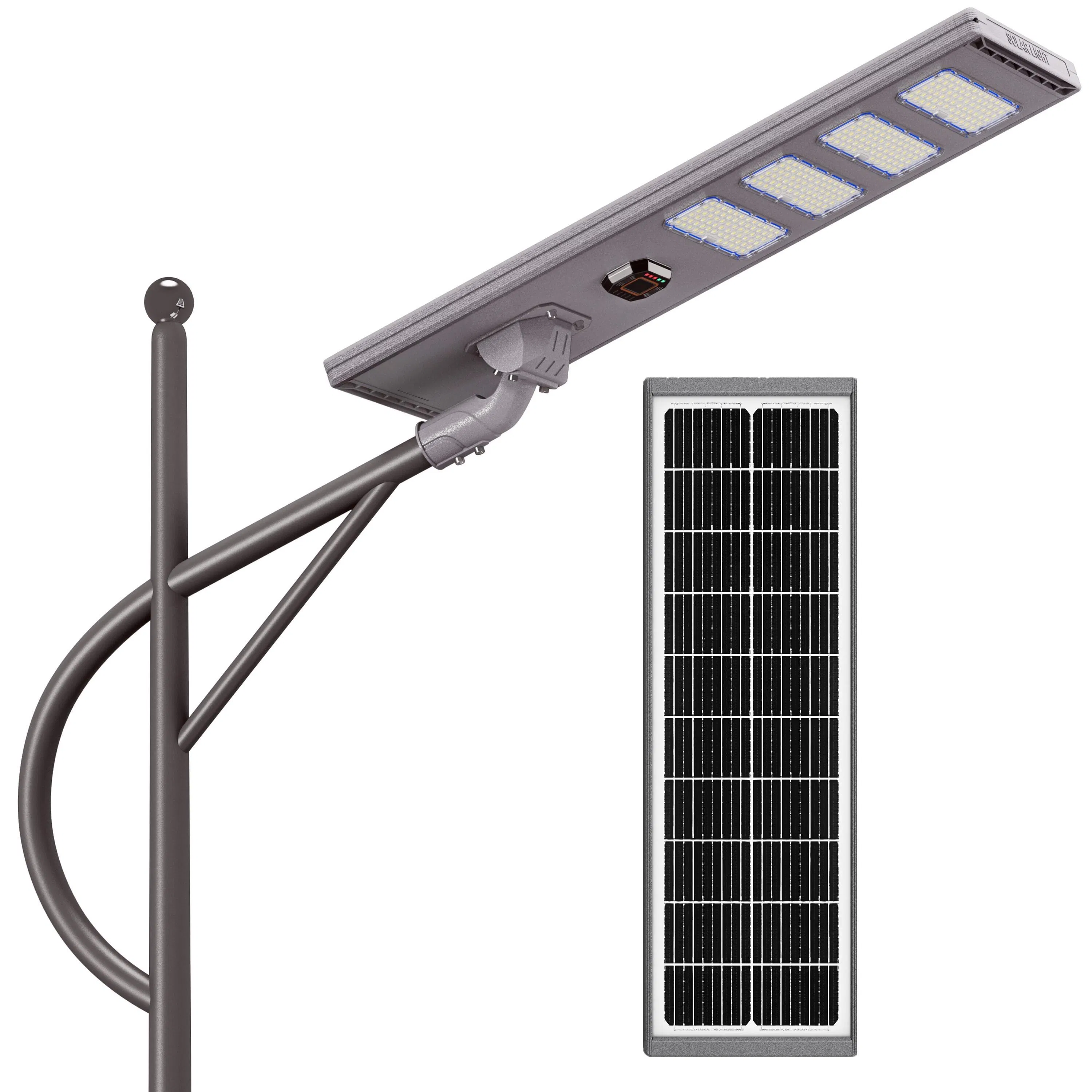 Yaye Hot Sell CE200W/300W/400W/500W/600W Aluminum All in One LED Solar Street Road High Way Wall Washer Light 3 Years Warranty/Lithium Battery/Remote Controller
