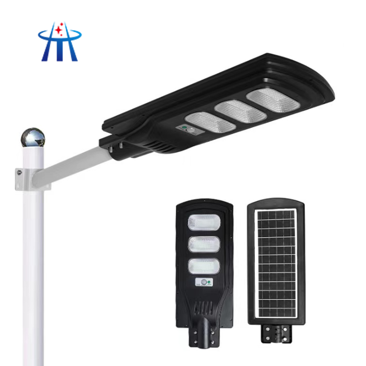 Factory Price Road Lamp Integrated 90w 120w Outdoor All in One Solar Street Light