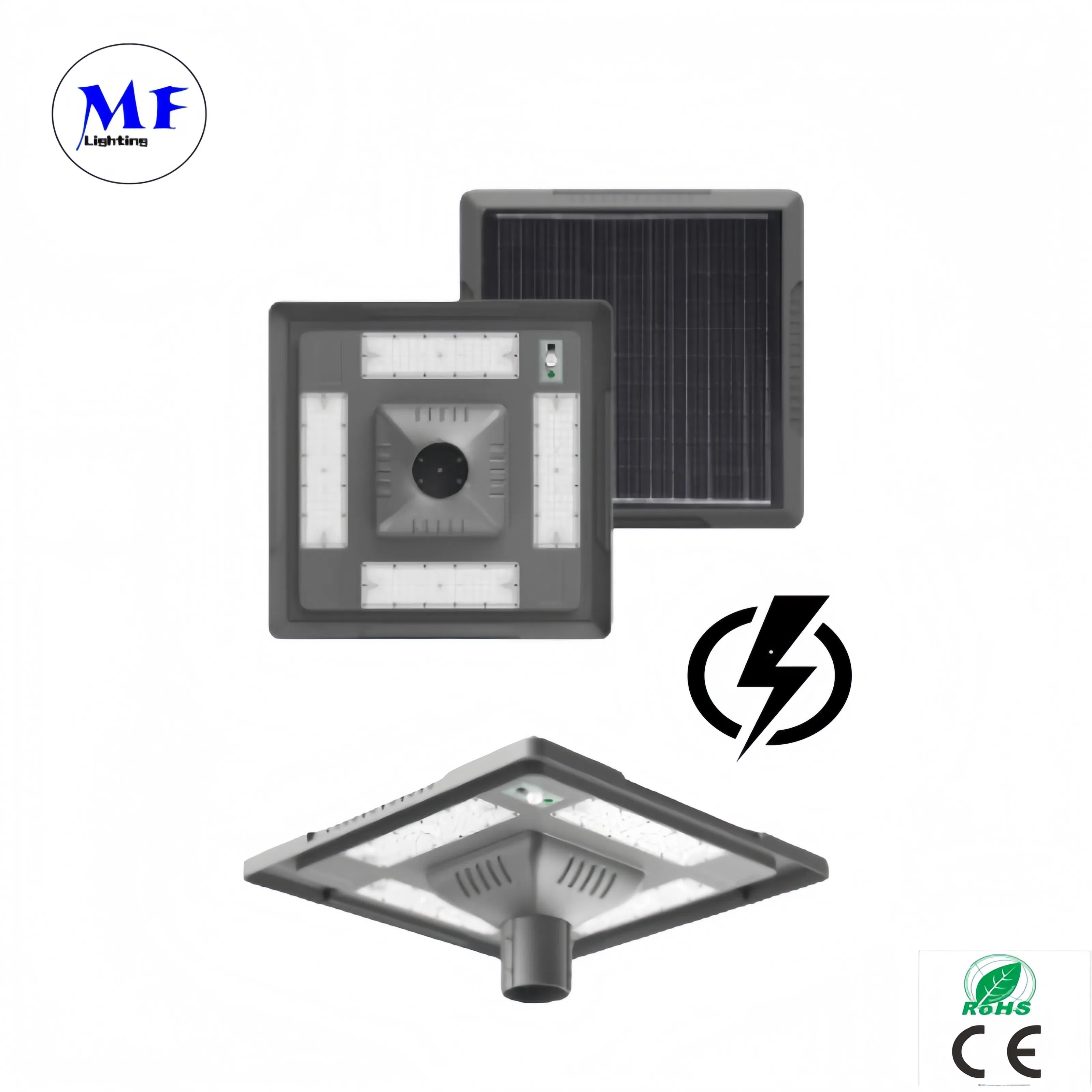 16 Years Factory Aluminium 30W IP66 Ik08 Integrated Parking Path Unban Squares Sidewalks Plaza Yard Road Highway Lawn LED Solar Garden Street Wall Light