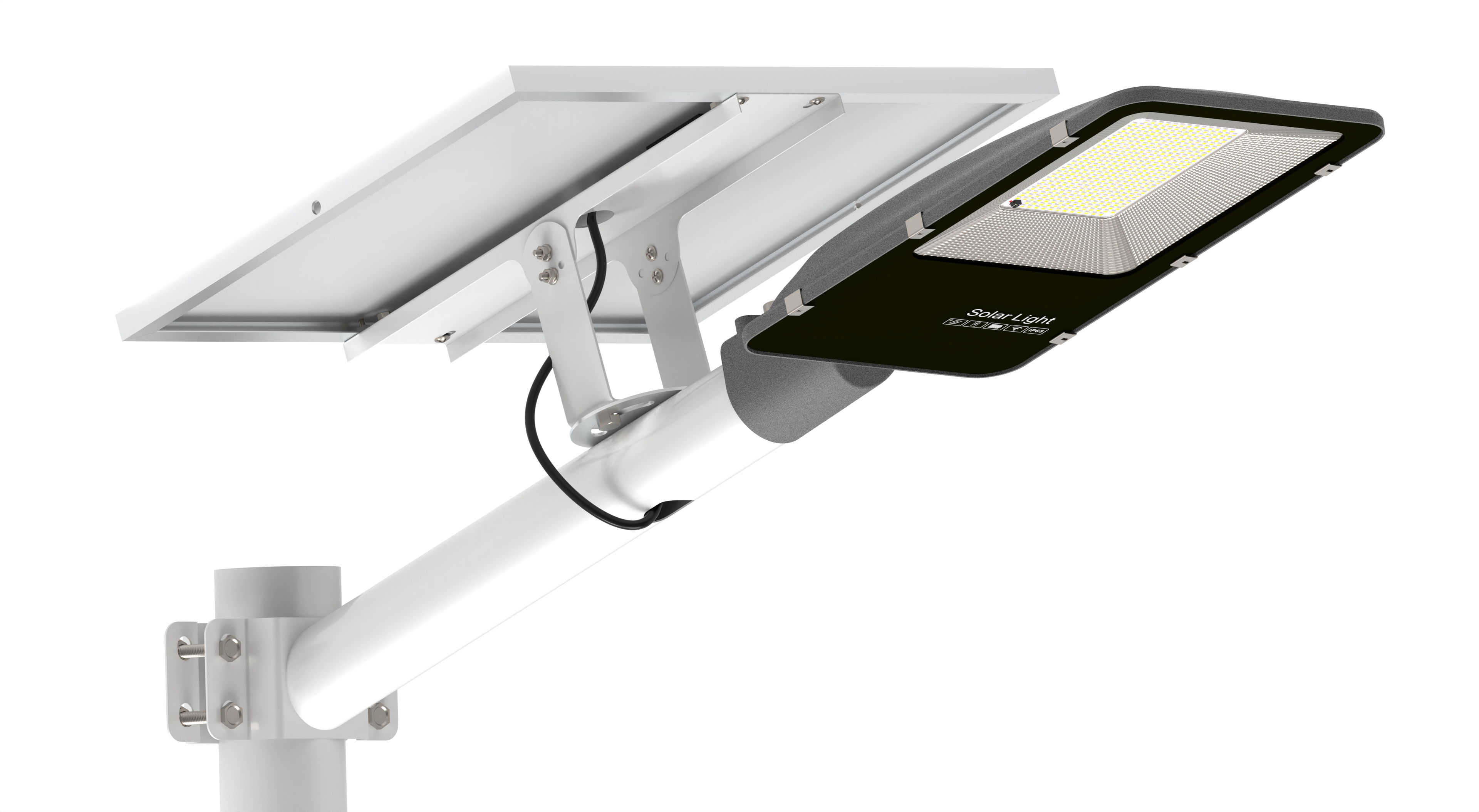 Outdoor Lighting IP65 Solar Lamp Split Aluminum Outdoor Manufacturer Price Waterproof Solar Street Light