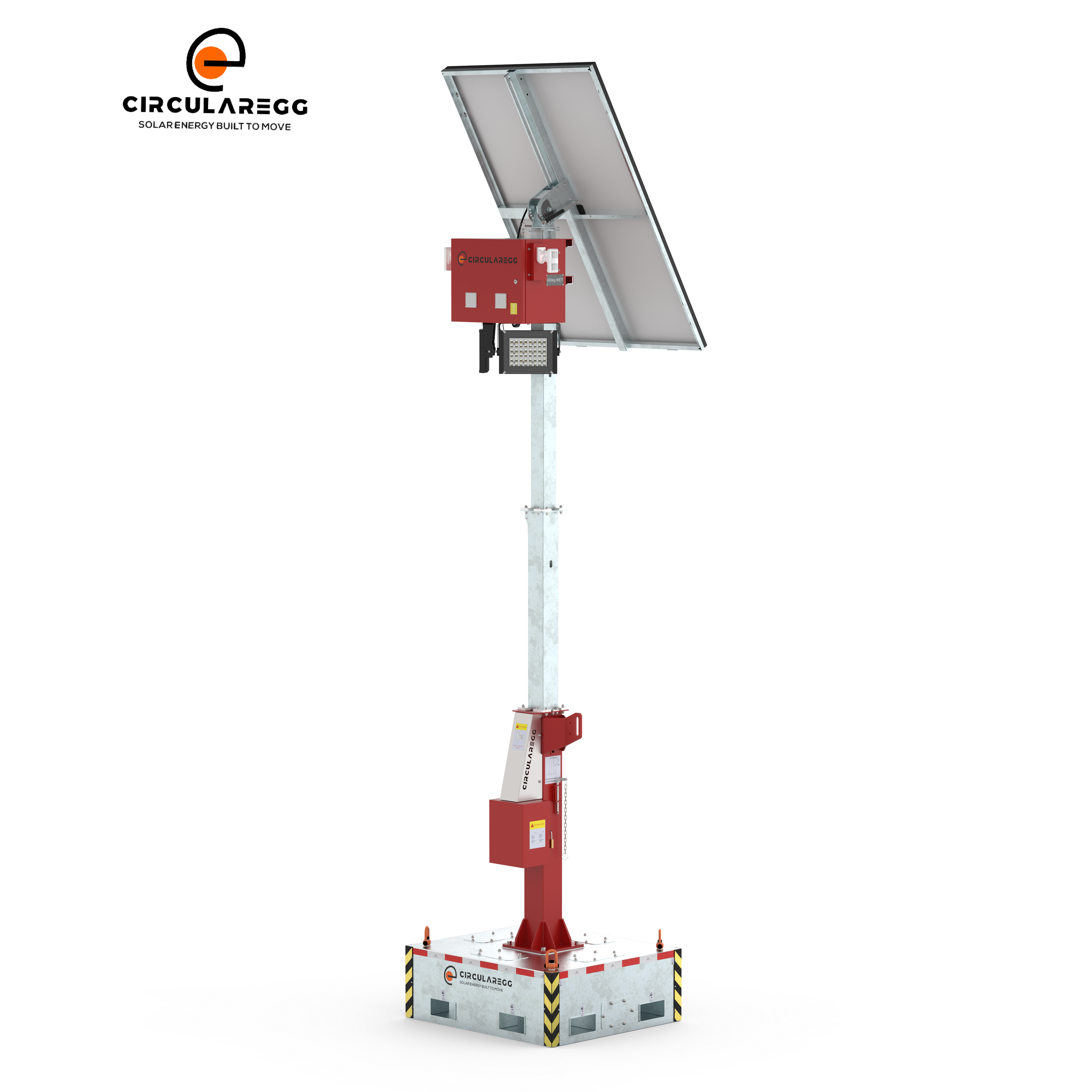 Sample Available Solar Light Tower Street Light Tower For Outdoor Lighting