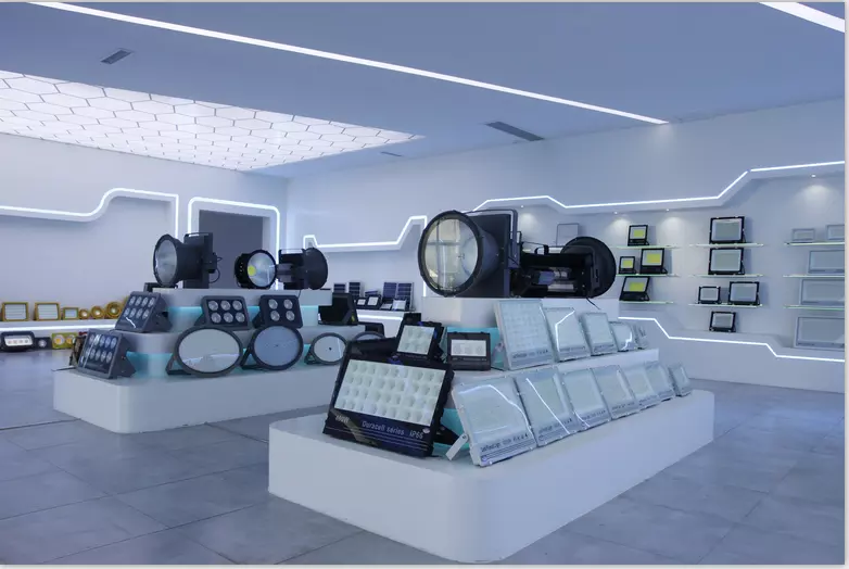 Sample room display rack