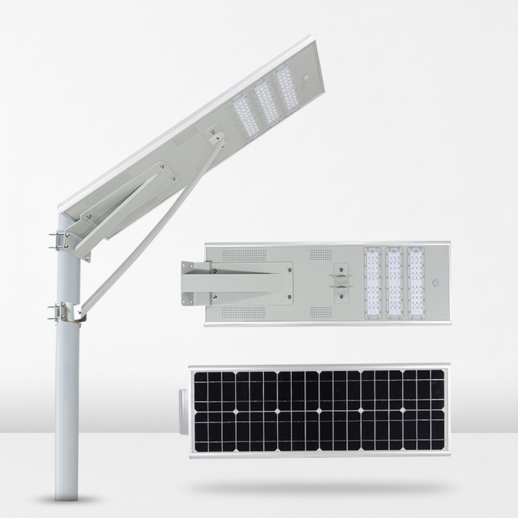 Outdoor Garden Home Use Aluminum IP65 100W 150W 200W 300W High Lumen Led Solar Street Light Factory Manufacturer