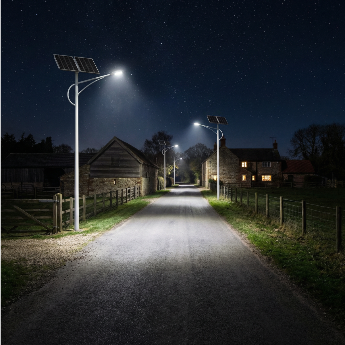 HUADENG Split Solar Street Light IP65 Waterproof 80W-120W LED Street Lamp