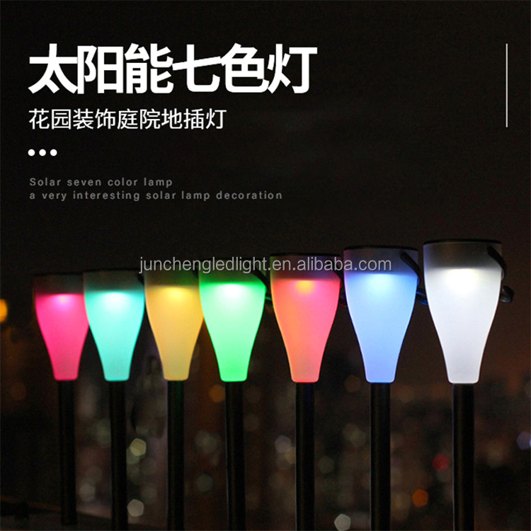 IP65 Waterproof Outdoor LED Garden Light Adjustable Cold/Warm White Solar Lawn Spot Light