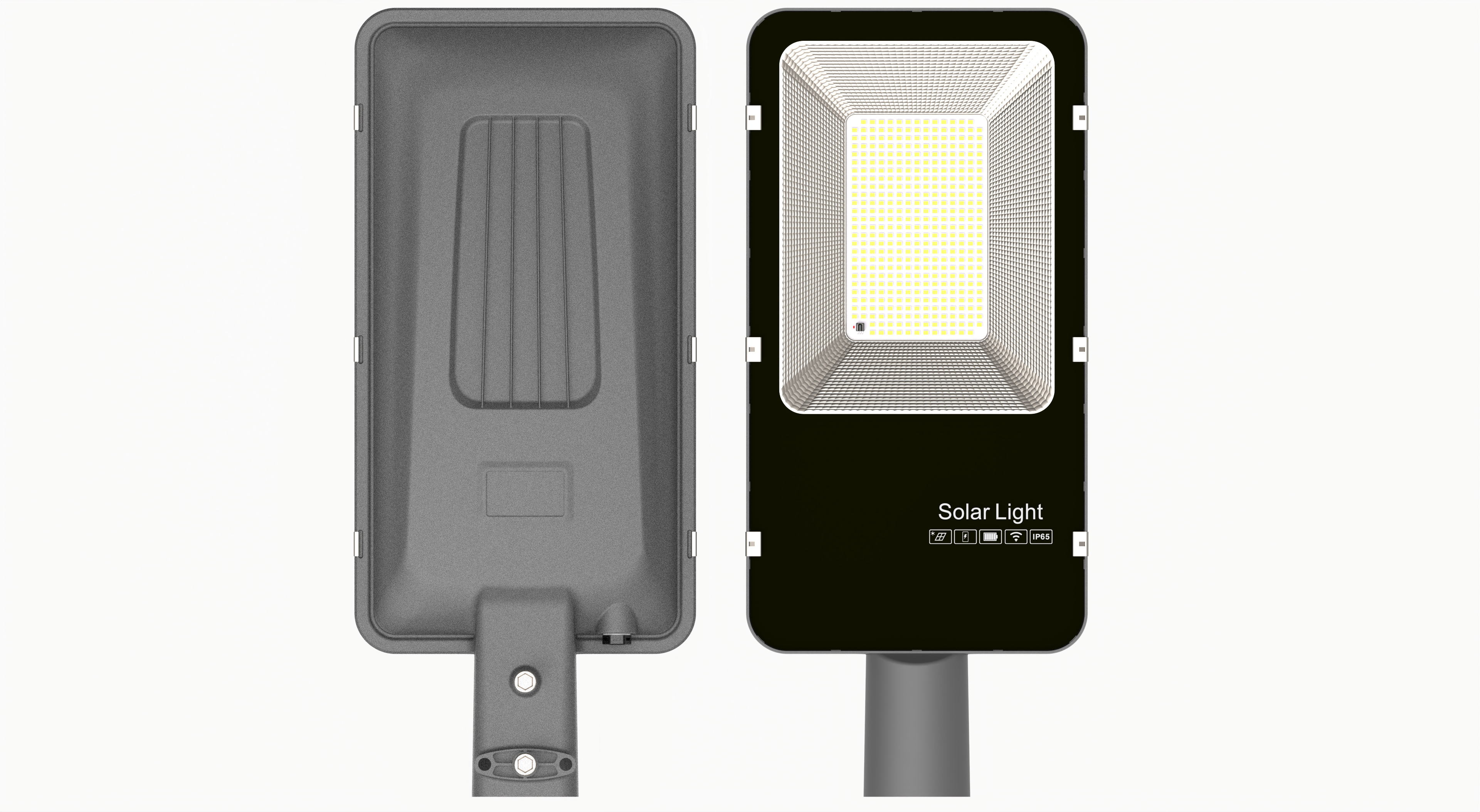 Outdoor Lighting IP65 Solar Lamp Split Aluminum Outdoor Manufacturer Price Waterproof Solar Street Light