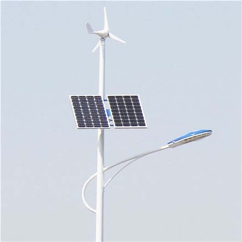Hepu Wind Hybrid Solar Powered LED Street Lights for Road Path Garden Square Plaza