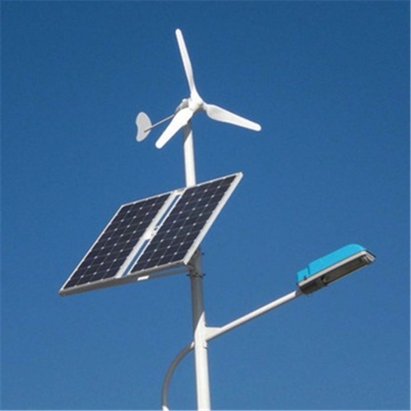 Hepu Wind Hybrid Solar Powered LED Street Lights for Road Path Garden Square Plaza