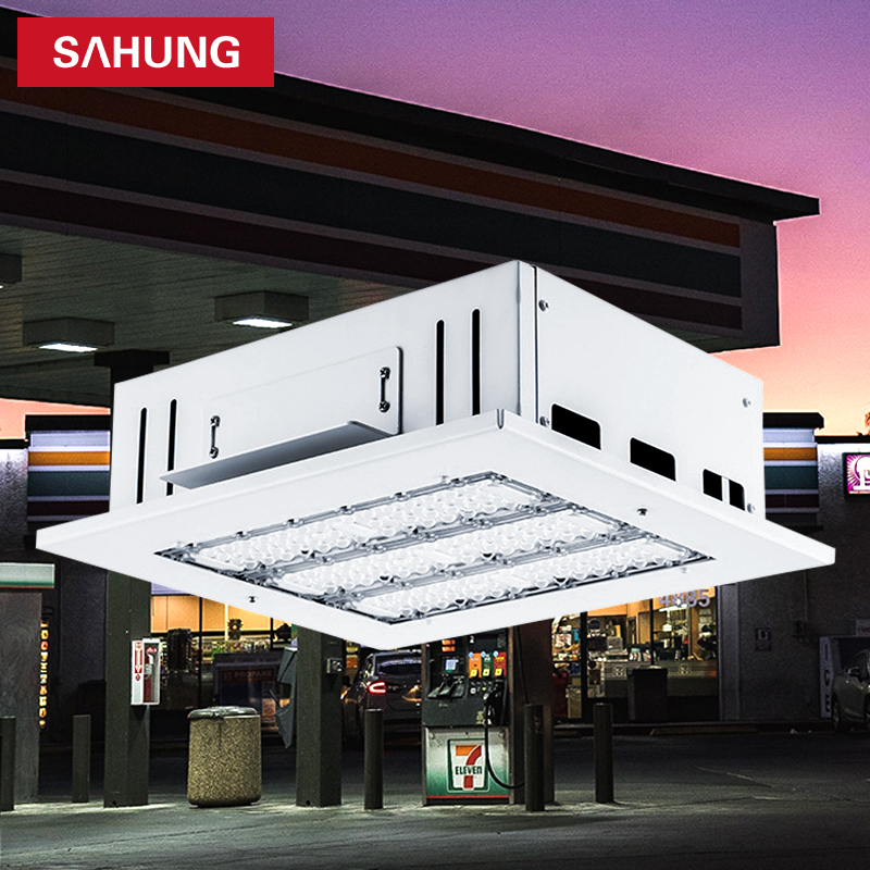 High BRIGHTNESS 100W-250W IP65 Aluminum for Canopy Light with 5-Year Warranty Dimmable for Gas/Petrol Stations