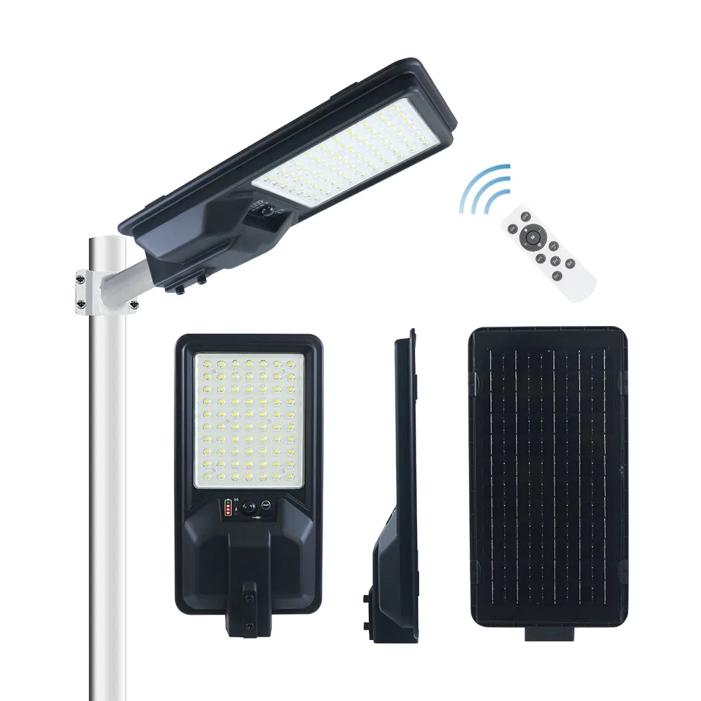 New Product Road Flood Lighting Energy Saving Lamp Panel Rechargeable Battery Garden Outdoor Wall Explosion Proof All in One Solar LED Street Light