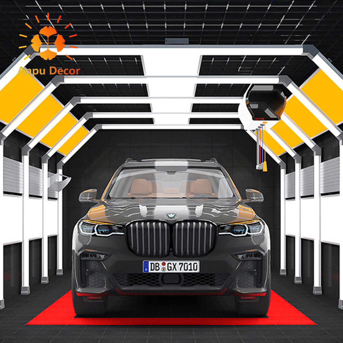 Led Car Workshop Lights Car Detailing Light Inspection Led Tunnel Light and Car Showroom SGE1009B