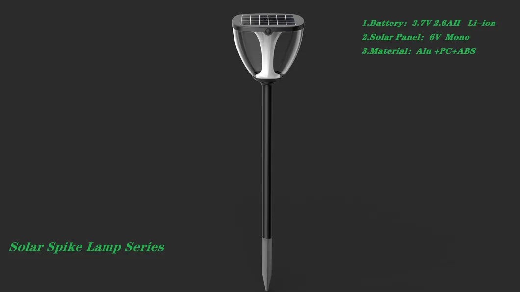 Solar Park Light for Garden and Plaza Outdoor Waterproof Lawn Light LED Landscape Solar Garden Light
