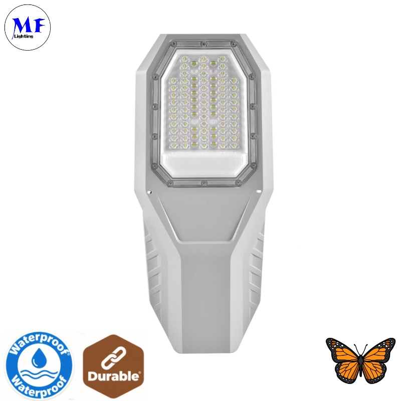 Factory Price High Brightness Die-Casting Aluminum IP66 100W 200W Waterproof LED Solar Street Garden PV Light for Road Sidewalk Plaza Parking Lot High Way