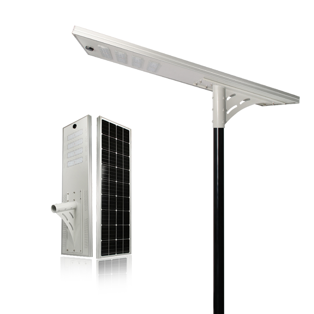 Hot Sale 100w All in One Integrated Solar Led Street Light Solar Street Light with Pole
