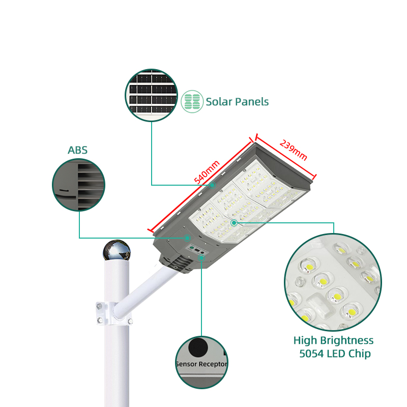 Split Solar Led Street Light Outdoor Waterproof 200W 600W Street Solar Light