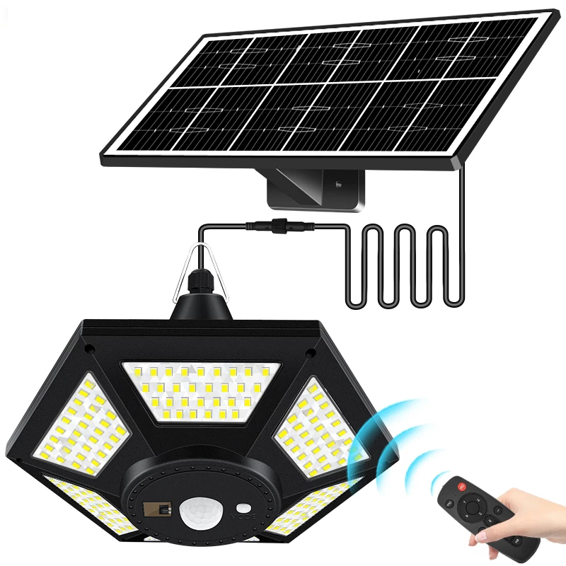 Solar Recharging 6 sides light