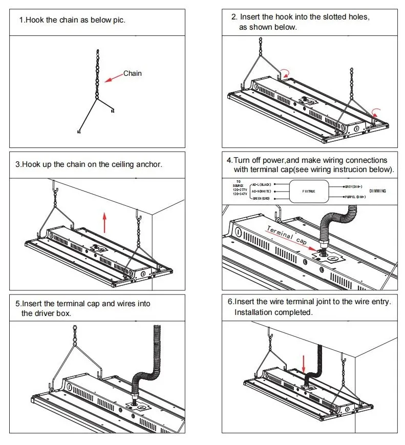 LED Lighting Installation Diagram