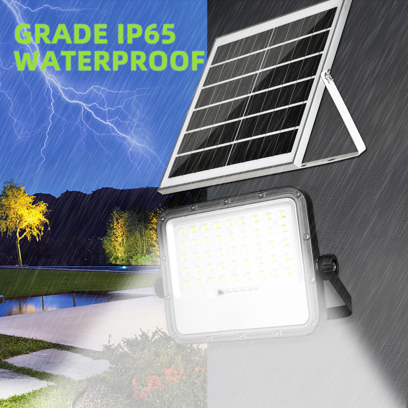 Aixuan LED Solar Flood Light Outdoor Waterproof Reflector Floodlight for Garden Yard 100W 200W 300W