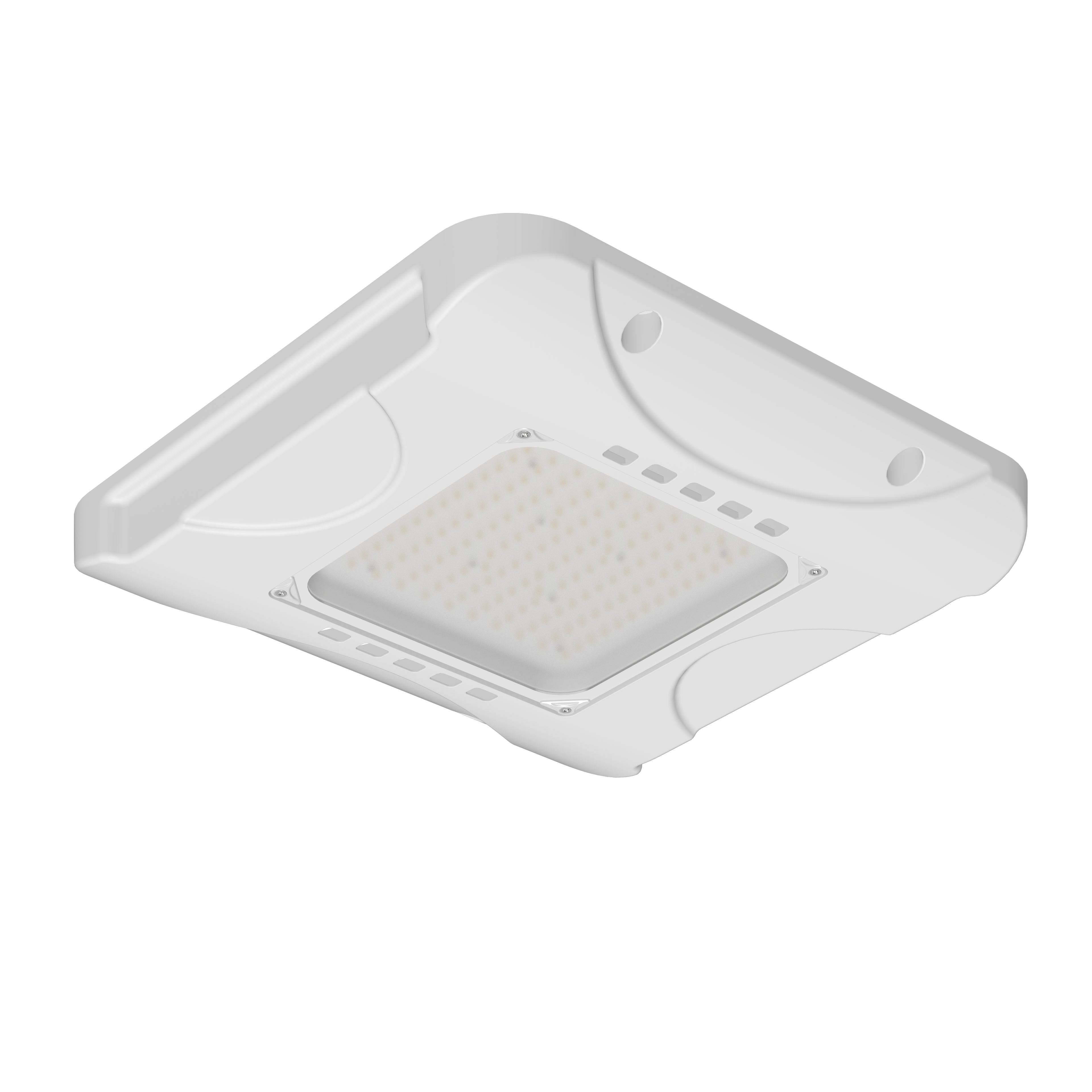 Wholesale Aluminum Housing Led Canopy Light 100w 150w 200w Ceiling Mounted Explosion-proof Gas Station Light