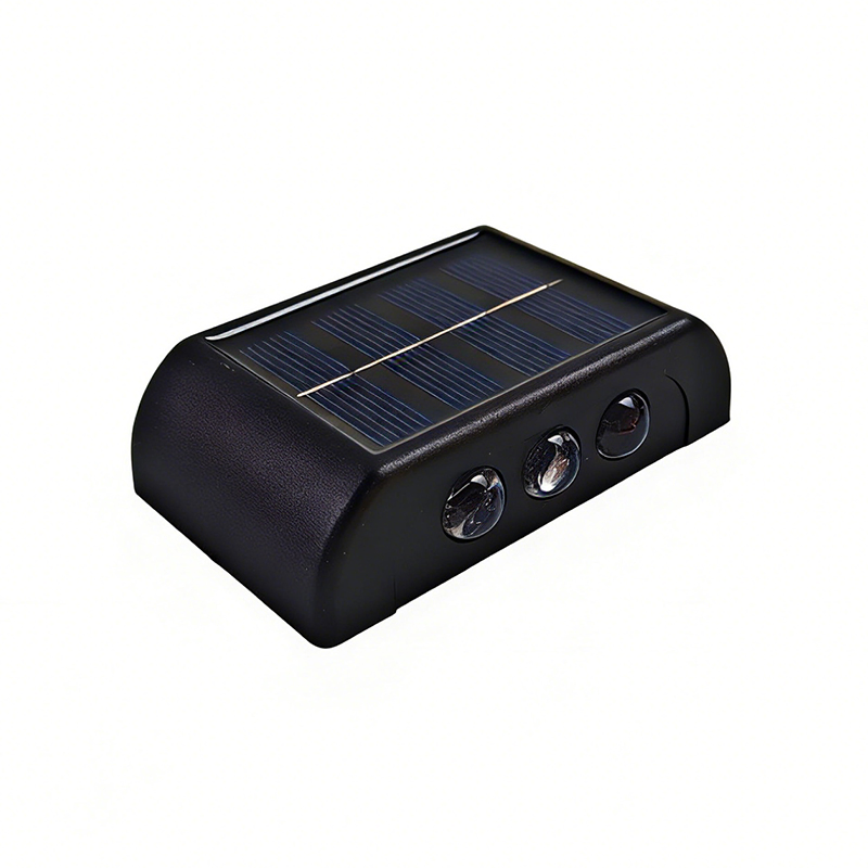 Solar LED Deck Light Outdoor Waterproof Wall Lamp for Garden Patio Fence Pathway Decor