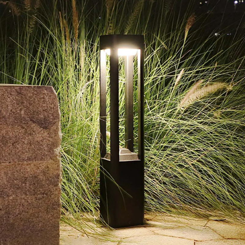 LED Solar Garden Lamp Water-Resistant 3-Color Temperature for House Garden IP65 Landscape Lighting Walkway Lawn Backyard 5W