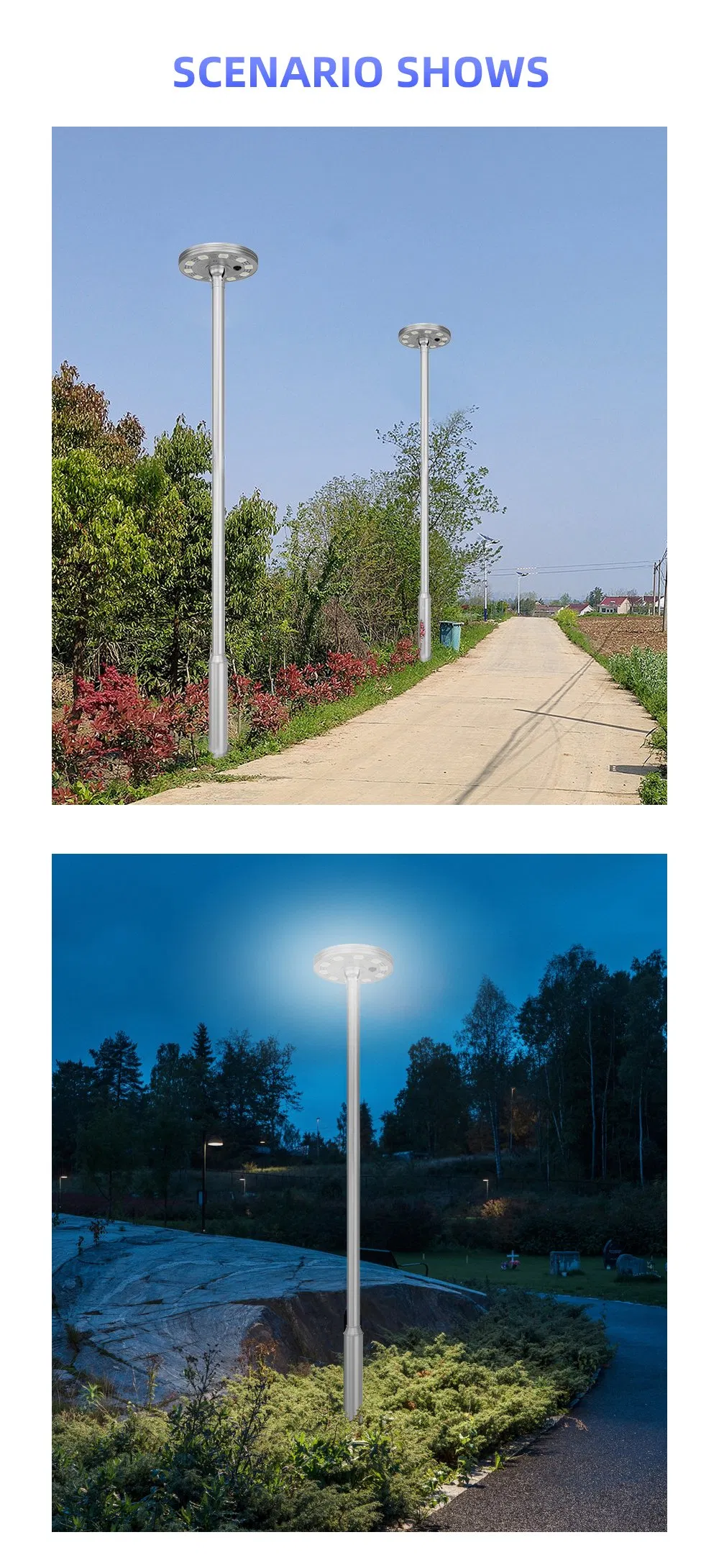 UFO Solar LED Street Light Product View 17