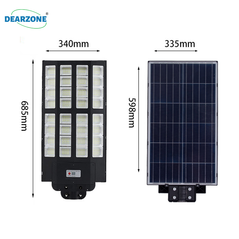 All in One Outdoor Waterproof Solar Street Light Detail