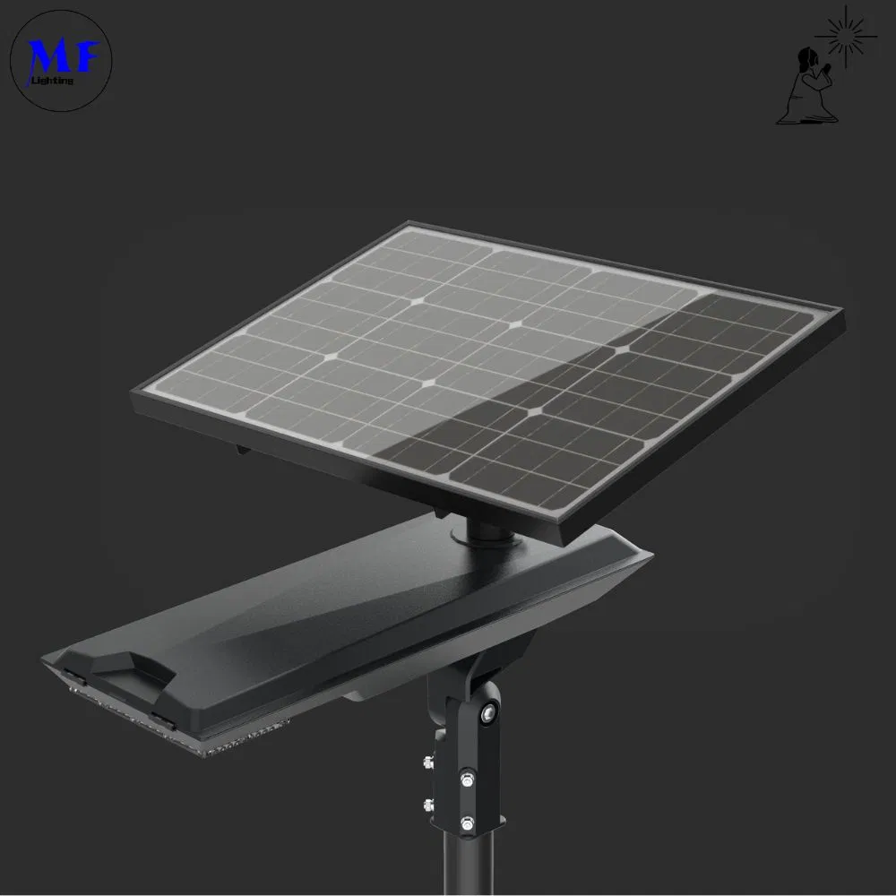 Factory Price Plaza Lamp Wall Light Highway Overpass Sidewalk Squares Pedestrians Side Pavement Sidewalk Trottoir IP66 190lm/W 20W30W40W50W Solar Street Light