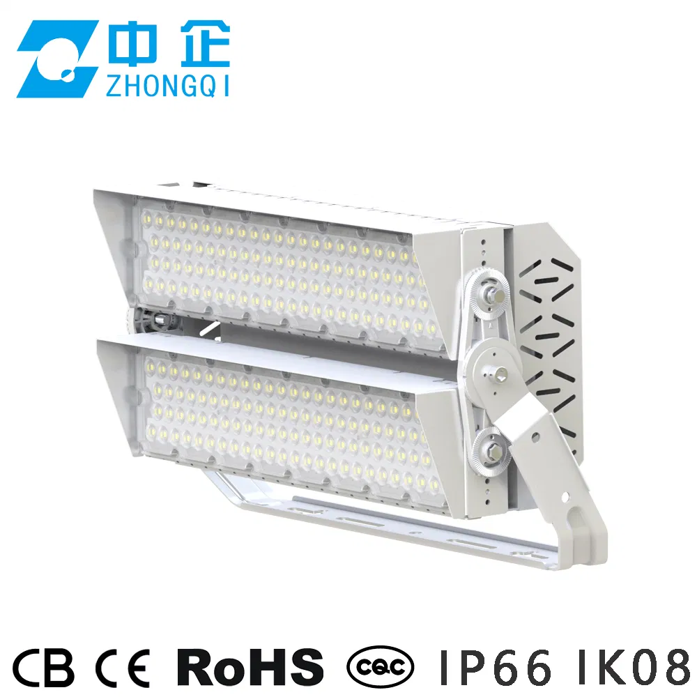 LED Flood Light IP66 190lm/W 4000K Ik08 High Mast Lamp60W Solar-Power-System Toolless High Lumen Anti-Glare