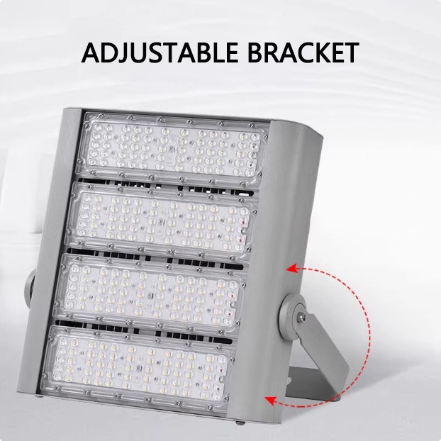 Customized Factory Aluminum LED Tunnel Lights High Mast Outdoor Full-Power 400W-600W IP66 Gymnasium Stadium Construction Site
