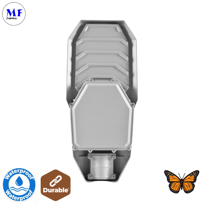 Factory Price High Brightness Die-Casting Aluminum IP66 100W 200W Waterproof LED Solar Street Garden PV Light for Road Sidewalk Plaza Parking Lot High Way