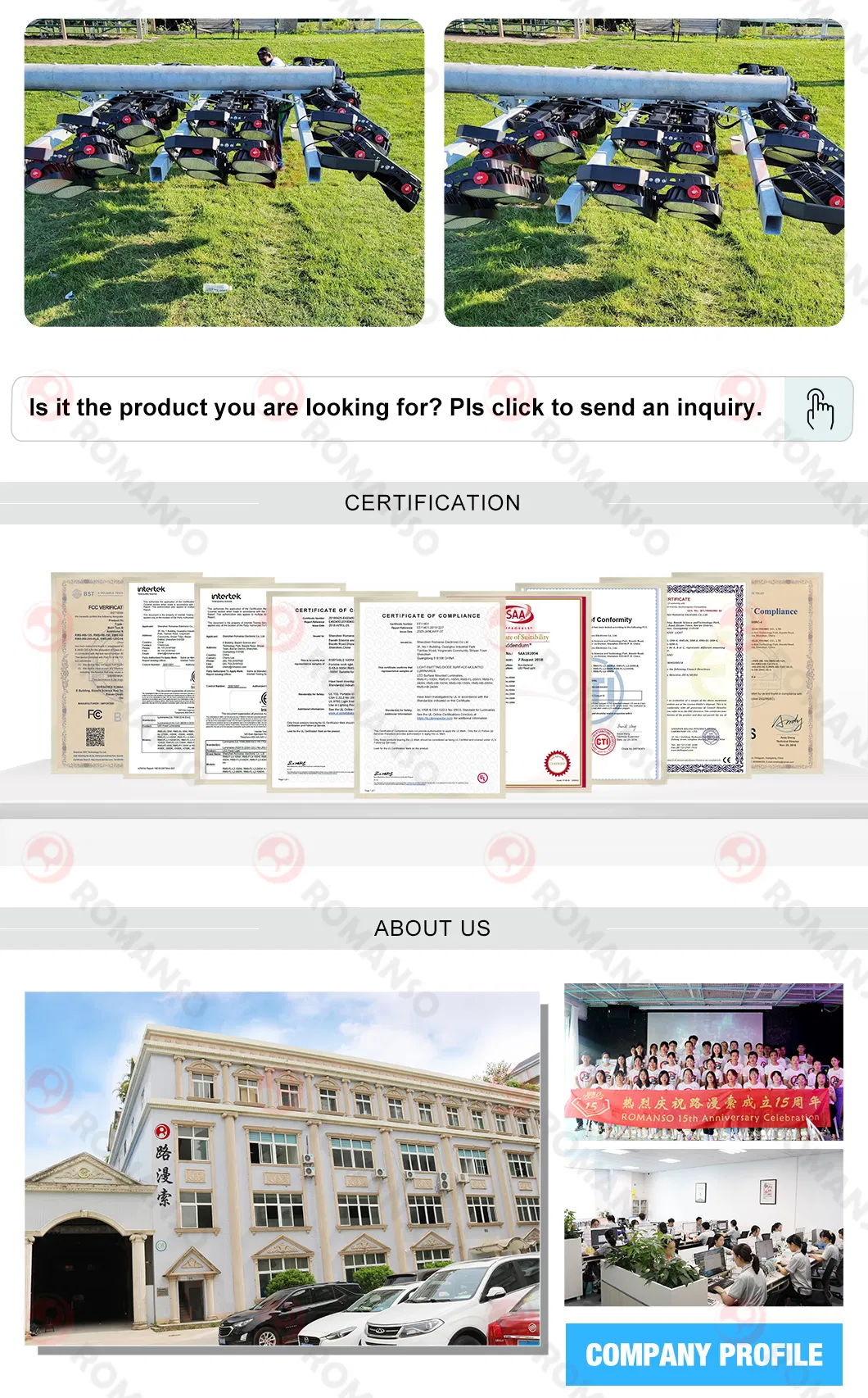 5 Years Warranty Assembly Structure Playground Light IP66 Ik10 6500K LED Flood Lighting 1000W