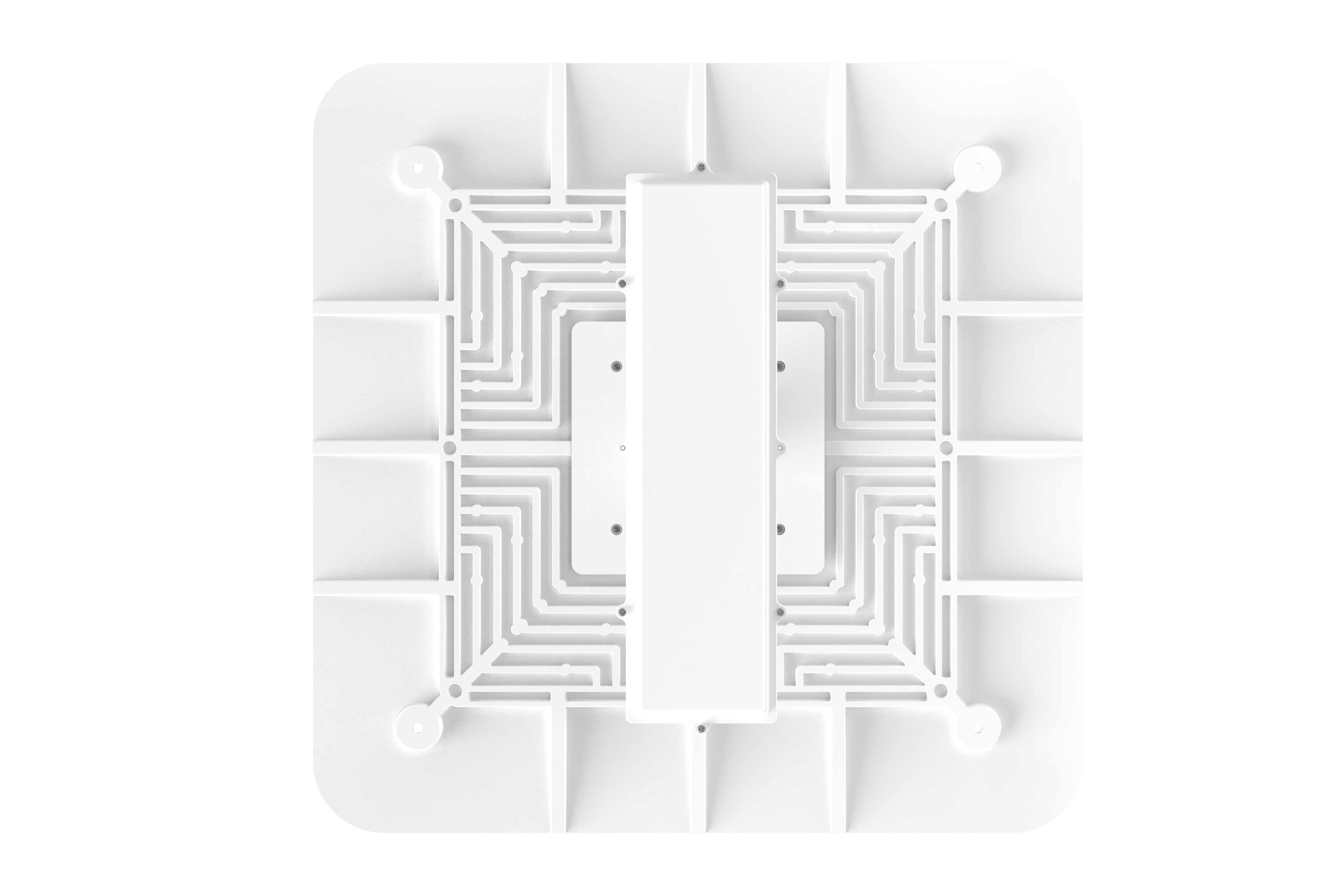 Recessed LED Canopy Light IP65 Rated Wall Mounted Industrial Wall Lights 180W 200W 240W Aluminum Gas Station Lights Chinese