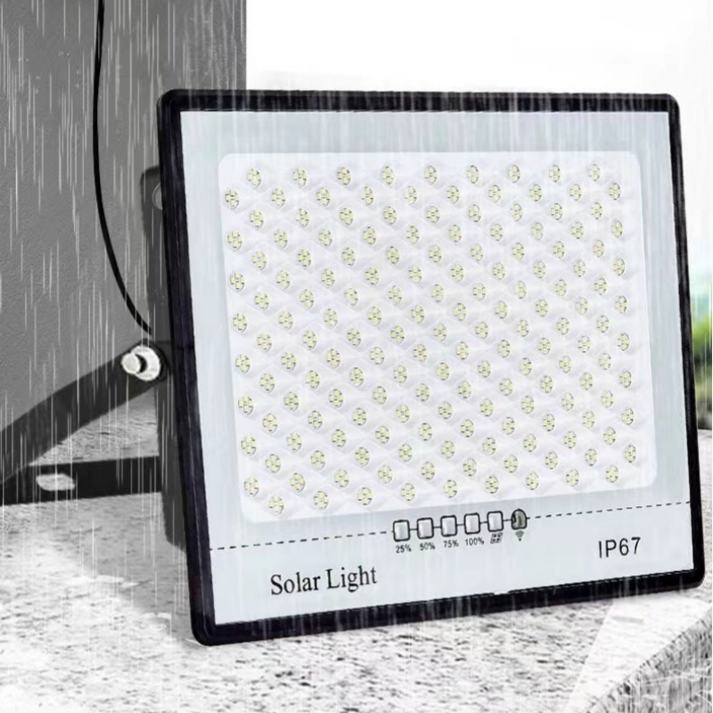 1X2 Solar Panel Two Lamps 45W 60W 100W 200W Solar LED Flood Light