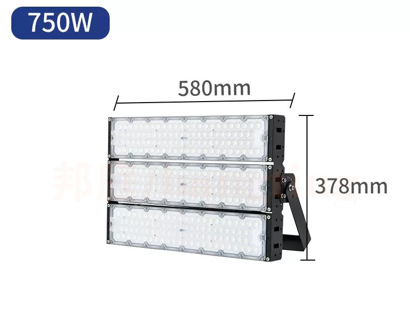 High Brightness 100W LED Tunnel Light Simple Module Installation Outdoor Waterproof IP65 LED Floodlight Stadium Tunnel Lighting