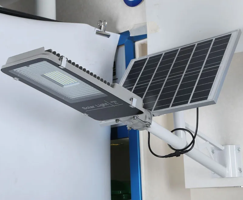 Outdoor LED Solar Street Light Installation