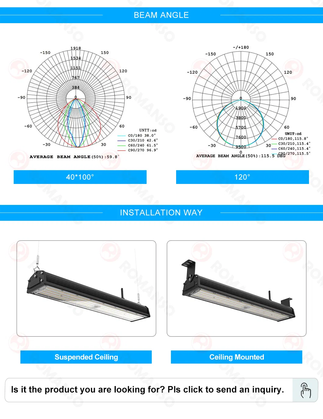 Linear LED High Bay Detail 3