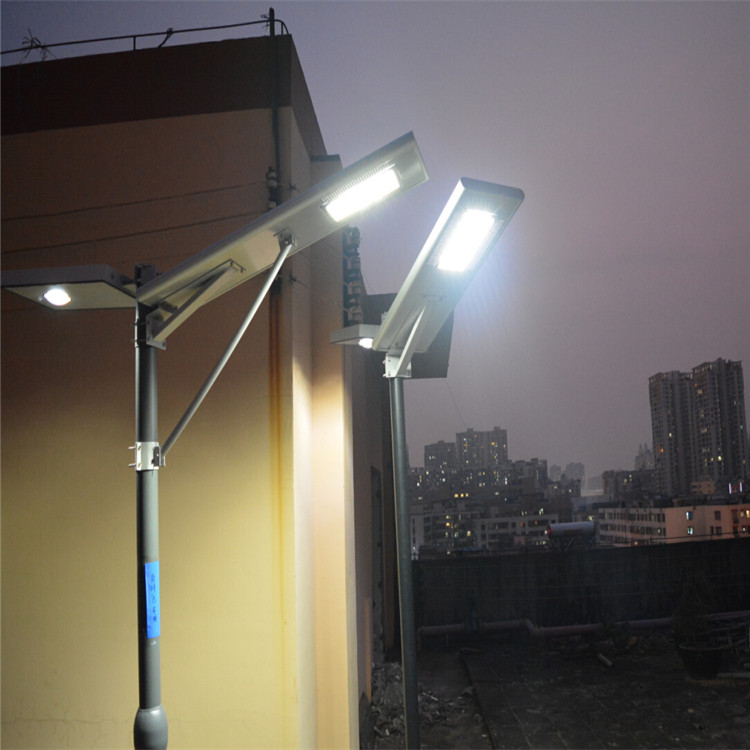 Hot Sale 100w All in One Integrated Solar Led Street Light Solar Street Light with Pole