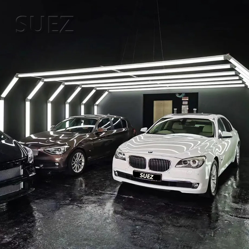 SUEZ Custom Designed Workshop Ceiling Led Lights Led Car Detailing Tunnel Lights For Car Wash Workshop