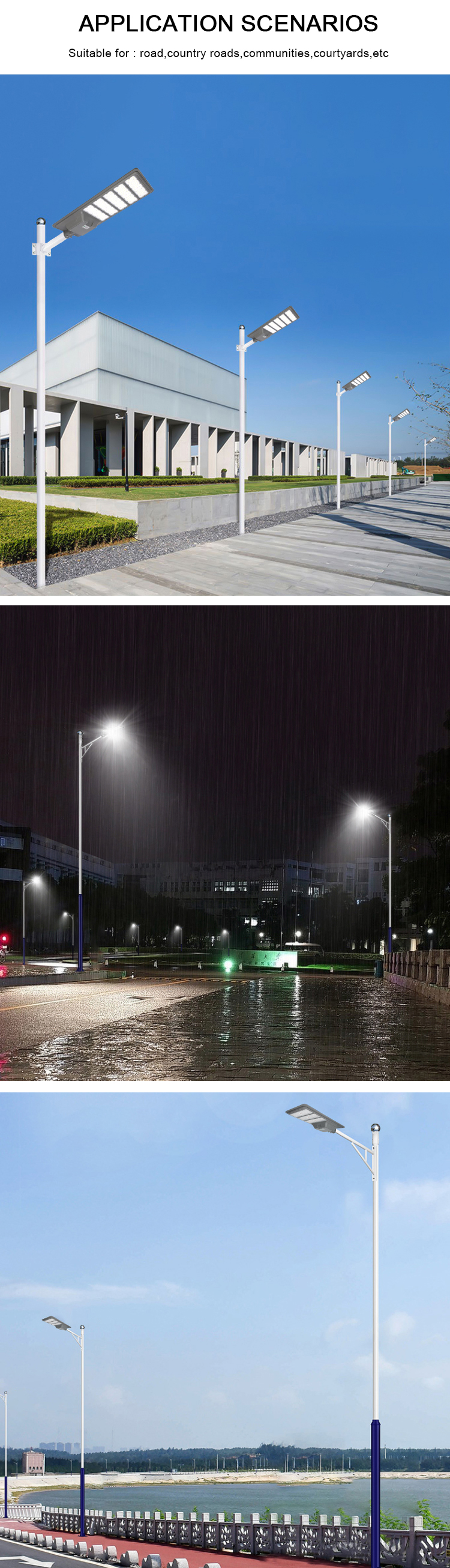 Solar LED Street Light Applications