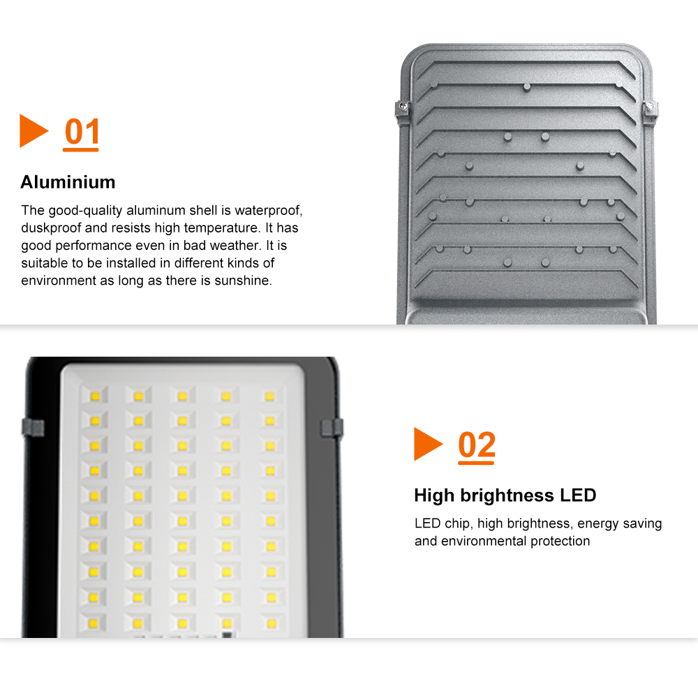 All-in-Two Solar LED Road Street Light Outdoor Streetlight Waterproof IP65 200W 300W 400W 500W 600W Split Led Solar Street Light