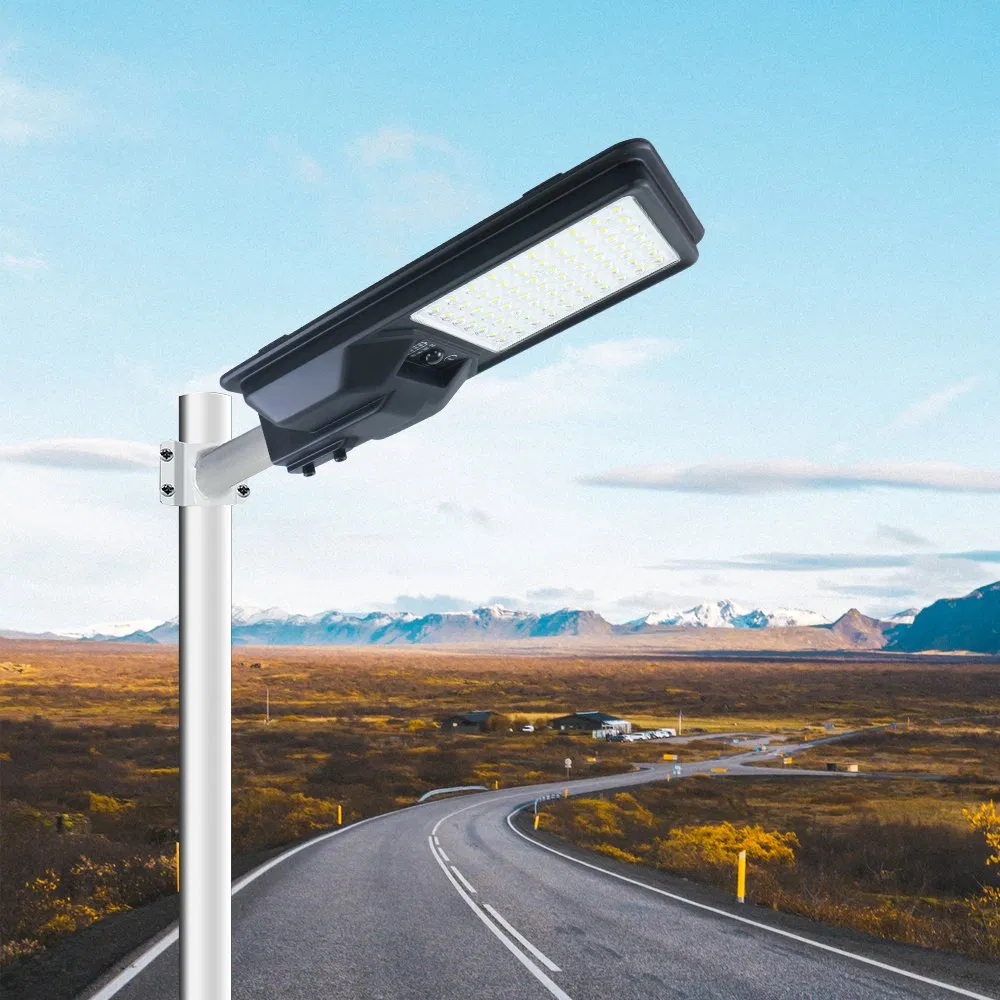 New Product Road Flood Lighting Energy Saving Lamp Panel Rechargeable Battery Garden Outdoor Wall Explosion Proof All in One Solar LED Street Light