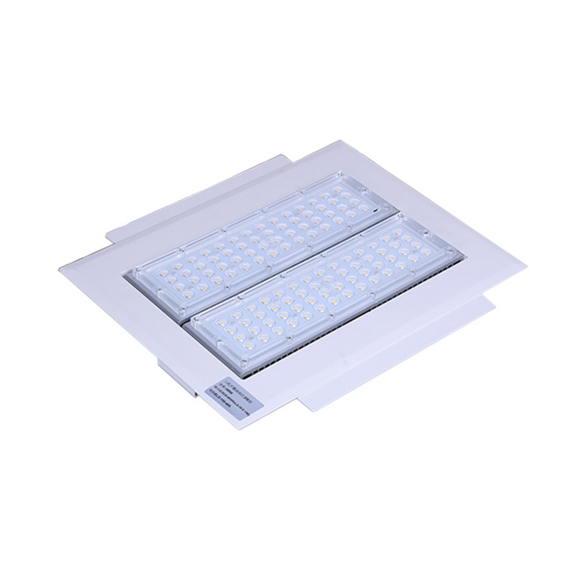 60 80 100W Multifunction LED Canopy Lights with IP65 Rating 5-Year Warranty for Warehouse Gas Station Illumination